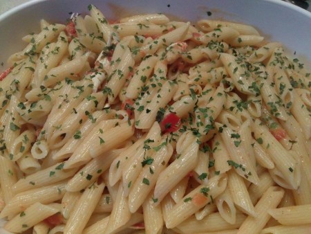 Penne al granchio